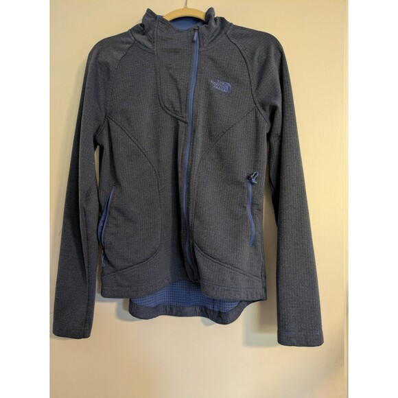 The North Face – Needit Asymmetrical Zip Zipper Up Fleece JacketAMPARO BLUE M - Picture 5 of 9
